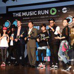 左起徐裴翊、夏美、胡杰、主辦單位Ben、國泰世華銀行副總宋靖仁、主辦單位艾朵國際林慧倫、Bounce、藍洞XN