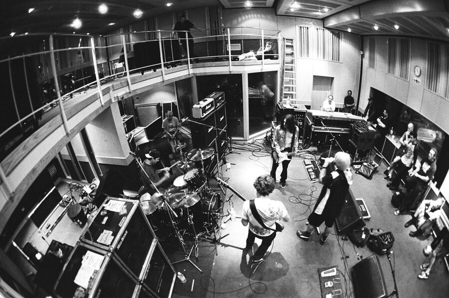 嗆辣紅椒同步錄製"Californication" 專輯, Cello Studios, Los Angeles, 1999.