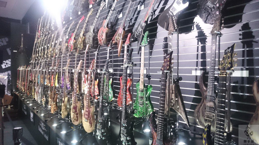 ESP展覽限定款之吉他牆