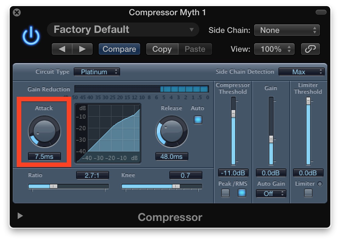 Compressor Attack 樂手巢 YSOLIFE