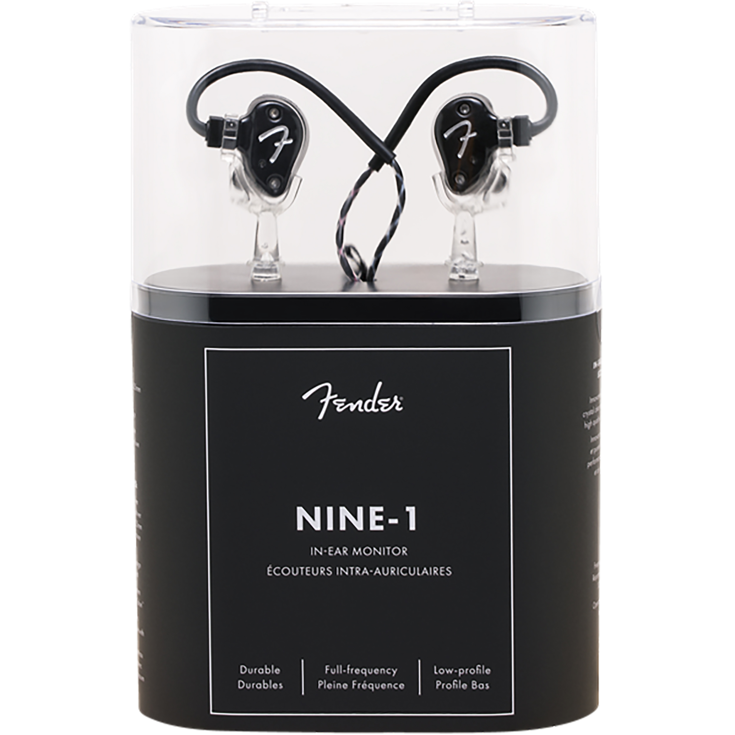 Fender PRO IEM NINE-1 入耳式監聽耳機(金屬黑)_售價：NT$ 3,980(預定上市時間：2018年12月)