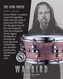 Chris Adler WARBIRD簽名小鼓