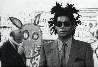 Bruno_Bischofberger_and_Basquiat,_Zurich_1982