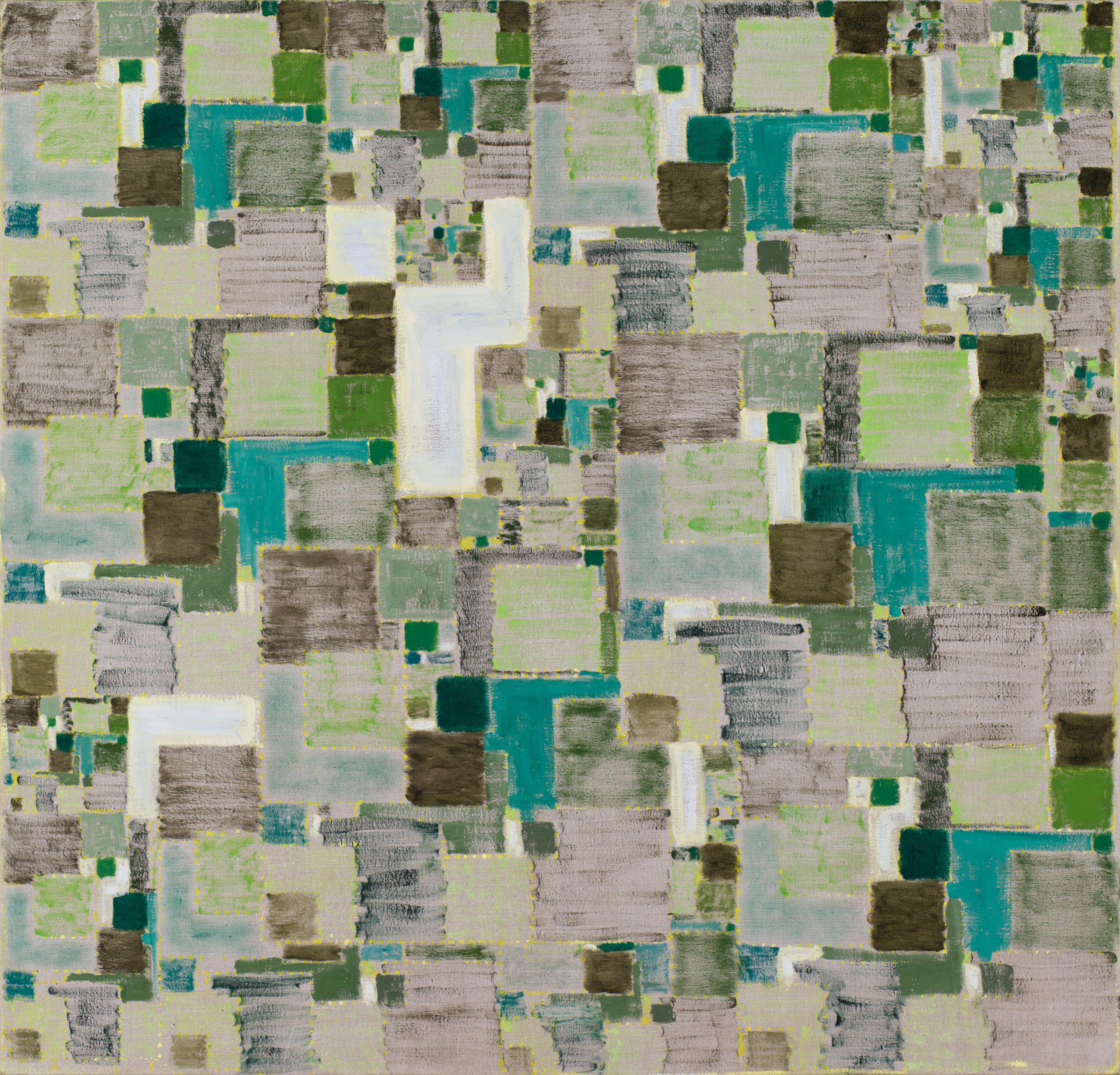 16_弗拉基米爾・可可利亞，《梣樹之二》，2013，油彩、畫布，137 x 142.3公分。藝術家與臺北市立美術館提供。